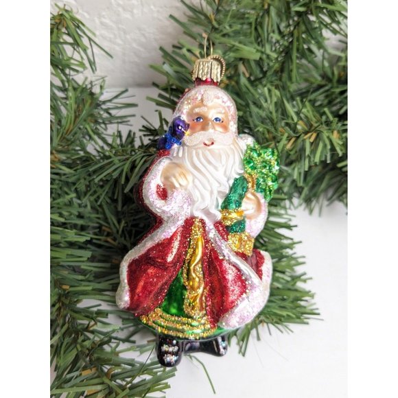 Santa Claus Retired Old World Christmas Ornament - Picture 1 of 5